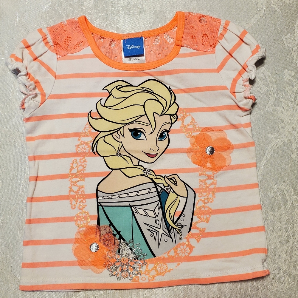 Disney Elsa from Frozen Girls shirt Size 5T